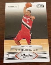 2009-10 Panini Prestige Bonus Shots Black Jeff Pendergraph 04/10 Rookie-See Desc