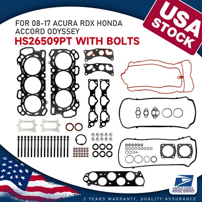 Juego de pernos de junta de culata HS26509PT MLS aptos para Honda Crosstour 2012-2015 3,5 L V6 Foto 1 de 4