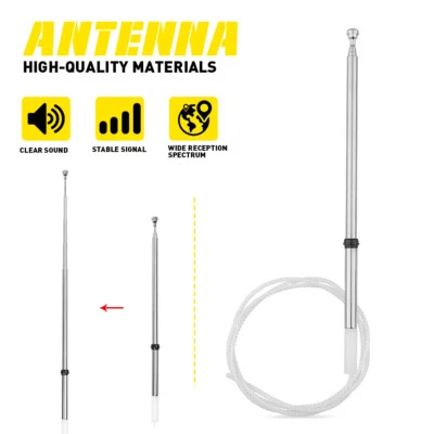 Replacement For Toyota Land Cruiser 1998-2007 Antenna Mast Power Assy 8633760151 - Image 1 of 4