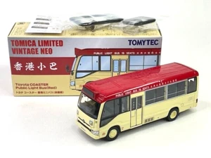 Tomica Toyota Coaster Hong kong Mong Kok Red Public Bus Diecast Car Model - Picture 1 of 11