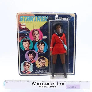 Figura de acción Teniente Uhura Star Trek 1974 Mego Vintage 8" NUEVO SELLADO - Imagen 1 de 4