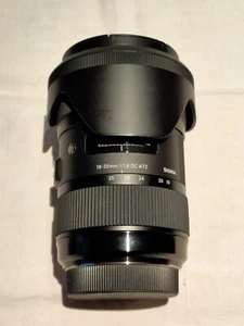 Objectif Sigma Art 18-35 f1,8 monture Sony A pour réflex aps-c - Photo 1 sur 5
