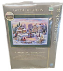 A Treasured Time Dimensions Gold Collection Cross Stitch Kit Winter Holidays New