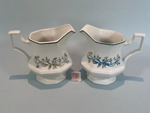Vintage Johnson Brothers Eternal Beau/Belle Milk Jugs 80's Retro Kitchen Dining - Picture 1 of 12