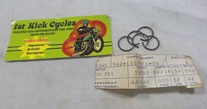 NOS YAMAHA PISTON CIRCLIP PACK OF 5 YZ80 Mini YZ 80 1981 1983-925 5X2-11634-00 - Foto 1 di 1