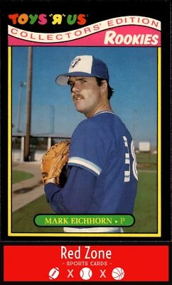 1987 Topps Toys "R" Us Rookies - #10 Mark Eichhorn NM Set Break. - Image 1 of 2