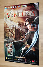 Sengoku Basara Samurai Heroes / Venetica Rare Poster 46x30cm Xbox 360 PS3 Wii 