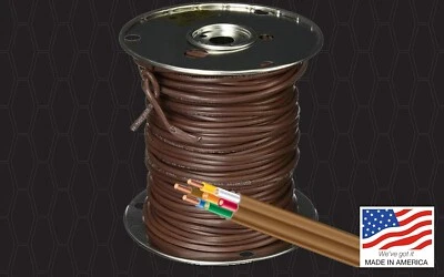Southwire 64169622 5 Conductor 18/5 Thermostat Wire, 18-Gauge Solid Copper 50ft - Image 1 of 4