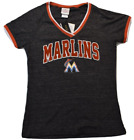 5th & Ocean Womens MLB Miami Marlins Baseball Shirt New M, L, XL, 2XL