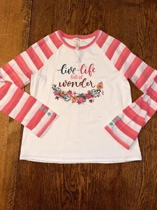 Matilda Jane Wonderment Full Of Wonder Tee Girls 14 Long Sleeve Shirt - Picture 1 of 11