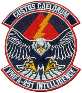 USMC MARINE FIGHTER ATAQUE SQUADRON 251 (VMFA-251) - PARCHE DE INTELIGENCIA - Imagen 1 de 1