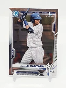 KEVIN ALCANTARA 2021 First BOWMAN CHROME RC Rookie CHICAGO CUBS π₯ - Picture 1 of 10