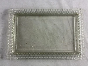 Antique Hobnail Cut Glass Tray For Vanity/Dresser, Perfume, Jewelry - Picture 1 of 13