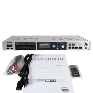 Registratore digitale ad alta risoluzione TEAC SD-500HR con telecomando nuovo funziona finemente testato OM04 5.0 - Foto 1 di 8