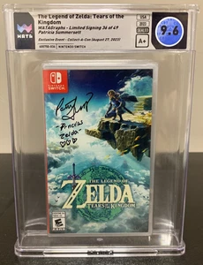 Zelda Tears of the Kingdom Switch WATAGraphs 9.6 A+ Signed Patricia Summersett - Picture 1 of 2
