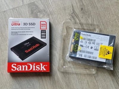SanDisk Ultra 3D SSD 500 GB interne Festplatte SSD intern 2,5 Zoll, 3D NAND - Bild 1 von 4