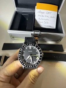 Reloj Stowa Flieger Pilot en titanio con fecha y hora GMT - Hermoso - Imagen 1 de 9