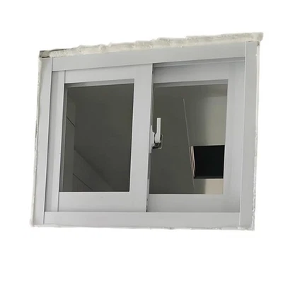 Рама для замены окон из алюминиевого сплава белая раздвижная 15,75 x 23,62 дюйма - Изображение 1 из 4