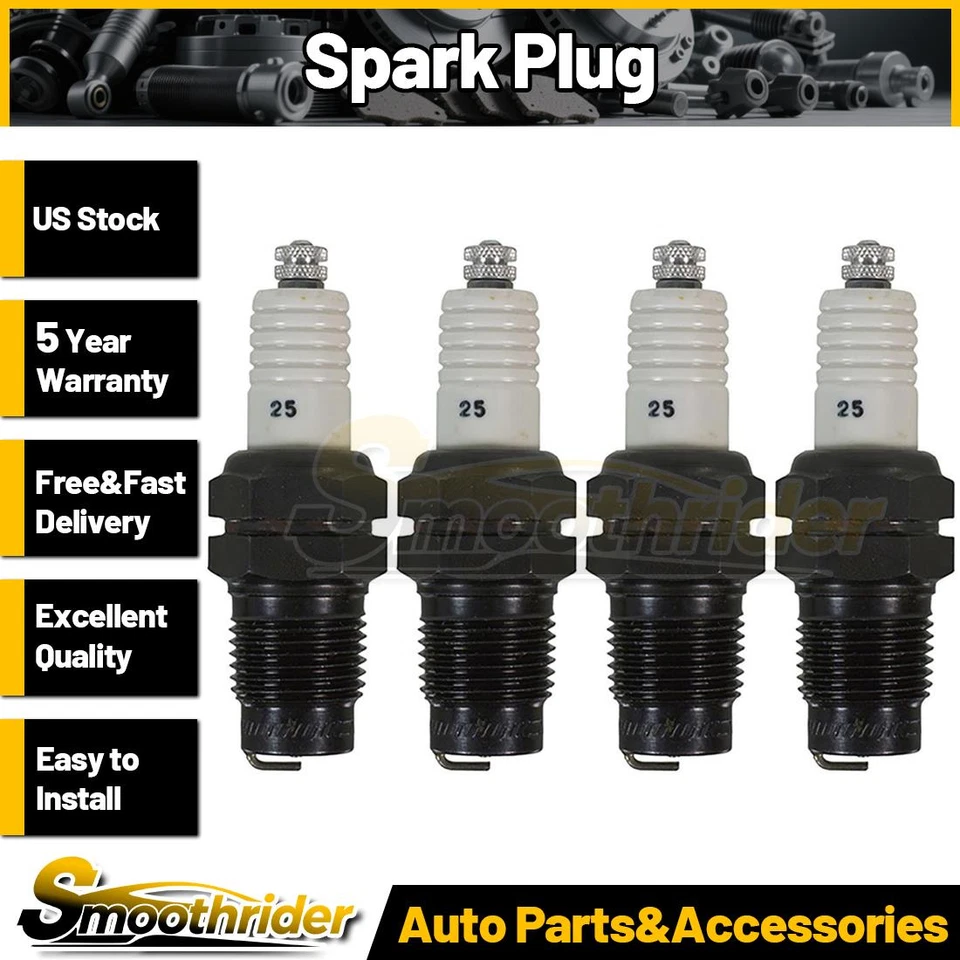 Bujía Champion 4 piezas para Ford modelo TT 1909-1924 1925 1926 1927 Foto 1 de 3