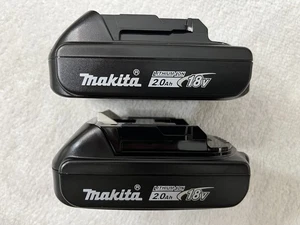2 neue Makita Bediengerät 18 Volt 18 V BL1820B 2,0 Ah Lithium Ionen Akkus Li-Ion - Bild 1 von 7