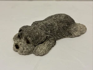 Vintage/Gebraucht*3,5" Sandicast Lil' Snoozer Frogger grau Schlafschnauzer - Bild 1 von 7