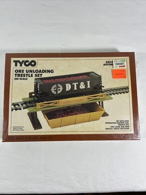 (NEW) Tyco 868 HO Scale Ore Unloading Trestle Set SEALED - Image 1 of 4