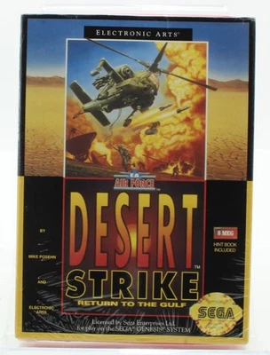 Desert Strike Return To The Gulf (caja de cartón) Sega Genesis - sellado RTB - 199 Foto 1 de 4