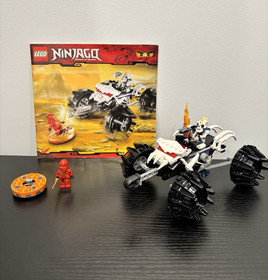 LEGO 2518 Nuckal's ATV Ninjago *With Kai DX* Complete Set + Instructions