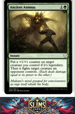 Magic the Gathering MTG Dominaria Ancient Animus #154 Buy 2 Get 1 - Image 1 of 2