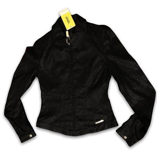 Giacca di jeans Versace Jeans Couture nera taglia XS