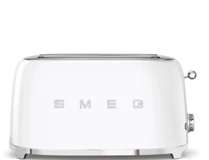 NEW SMEG 50's Style Retro Longslot 4 Slice Toaster - White TSF02WHAU - Picture 1 of 5