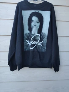Sudadera negra vintage Bjork Debut Album LS para hombre talla grande - Imagen 1 de 19