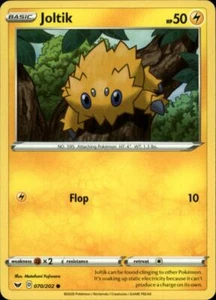 2x (SWSH01-070) Joltik (C) Pokemon Sword & Shield Card # 70 - Picture 1 of 1