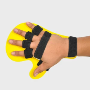 Finger Orthotics Yellow Training Support For Both Fingerboard Stroke Hand Splint - Picture 1 of 4