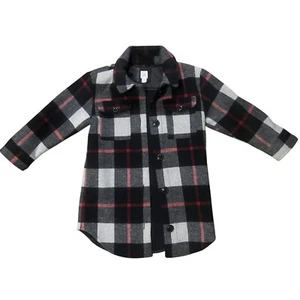 Baby Gap Plaid Shacket Jacket Button Up Front Size 5 - Picture 1 of 5