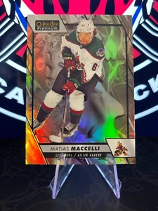 2023-24 O-Pee-Chee Platinum Liquid Metal #39 Matias Maccelli 051/399 - Imagen 1 de 2