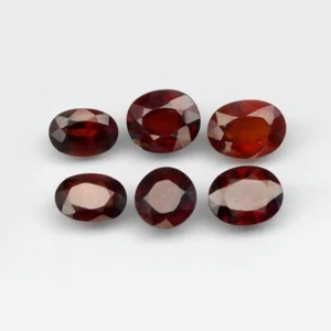 ๐ 8.06ct 6pcs Lot Round & Oval Natural Spessartite Garnet - Namibia Gems - Picture 1 of 4