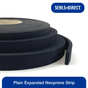 Plain Expanded Neoprene Strip Sponge Foam - 15 Sizes Available - Boat Car DIY - Picture 1 of 1