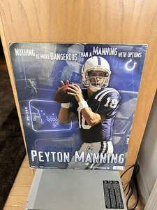 Photofile 16x20 Poster Board Peyton Manning “Nothing More Dangerous” - Picture 1 of 6