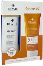 Rilastil Summer Kit Schutz Körper Kinder Spf50 + Xerolact Öl Waschmittel