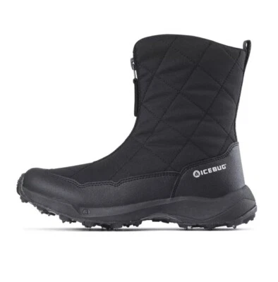 Nuevas botas de nieve ICEBUG Ivalo4 para hombre BUGrip negras talla 10,5 ligeras con cremallera cálida Foto 1 de 4
