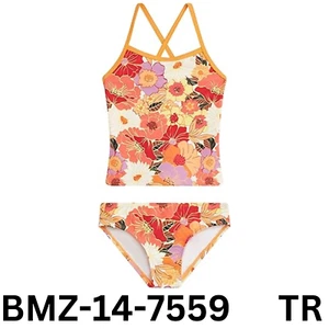 Kanu Surf Girls' Melanie Beach Sport 2-pc UPF 50+ Banded Tankini Gianna Yellow 4 - Picture 1 of 2