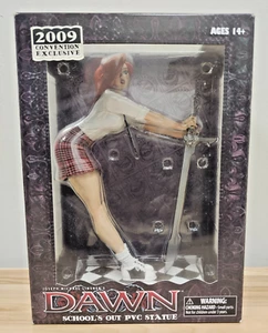 Dawn School's Out 2009 Convention ComicCon PVC Stature Joseph Linsner Red Skirt - Picture 1 of 8