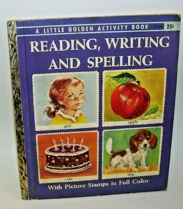 First Edition A Little Golden Book Reading Writing and Spelling  - Picture 1 of 4