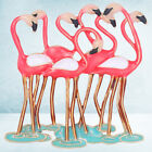 Flamingo Lapel Pin Animal Brooch Cartoon Jewelry Gift for Hawaii Party