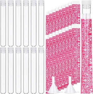 38 Pcs Tampon Flask Set Included Tube Flasks Containers for Women pink - Picture 1 of 6