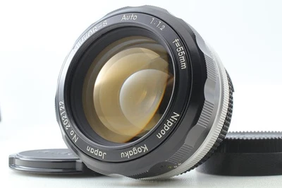 [Excelente COMO NUEVO] Lente Nikon Nikkor-S Auto 55 mm f/1,2 Convertida Ai MF Prime de JAPÓN Foto 1 de 4