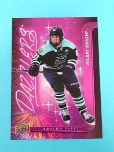 24-25 Upper Deck PWHL - HILARY KNIGHT - #DZ-8 Pink DAZZLERS Boston Fleet - Picture 1 of 2