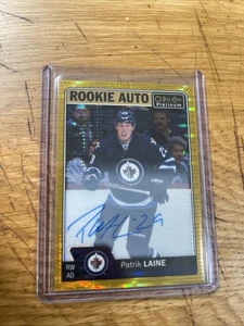 2016-17 OPC O-Pee-Chee Platinum Patrik Laine Gold Prism Rookie Auto #11/25 - Picture 1 of 2