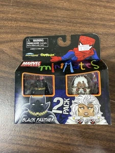 Marvel Mini Mates Paquete de 2 Black Panther y 90’s Storm H11 - Imagen 1 de 2